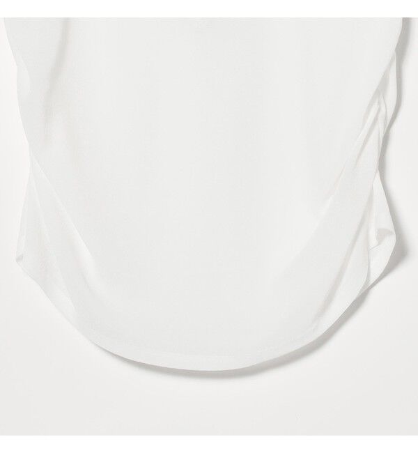 Demi-Luxe BEAMS 「トリアセ サイドギャザー ブラウス」|Tシャツ・カットソー|