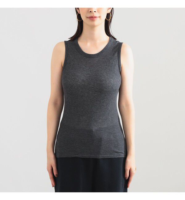 Demi-Luxe BEAMS 「【10/15 新規値下げ】AK+1 / レイヤード リブ タンクトップ」|Tシャツ・カットソー|