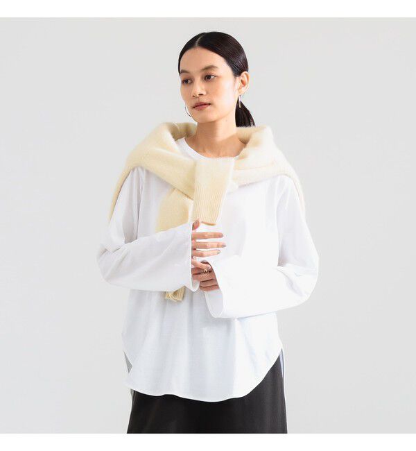 Demi-Luxe BEAMS 「【10/15 新規値下げ】ベルスリーブ オーバー Tシャツ」|Tシャツ・カットソー|