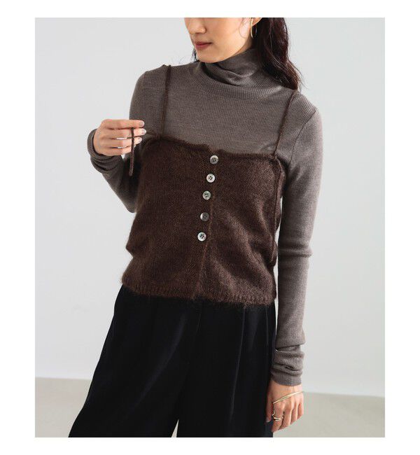 Demi-Luxe BEAMS 「【10/15 新規値下げ】モヘヤ ニット キャミソール」|ニット・セーター|