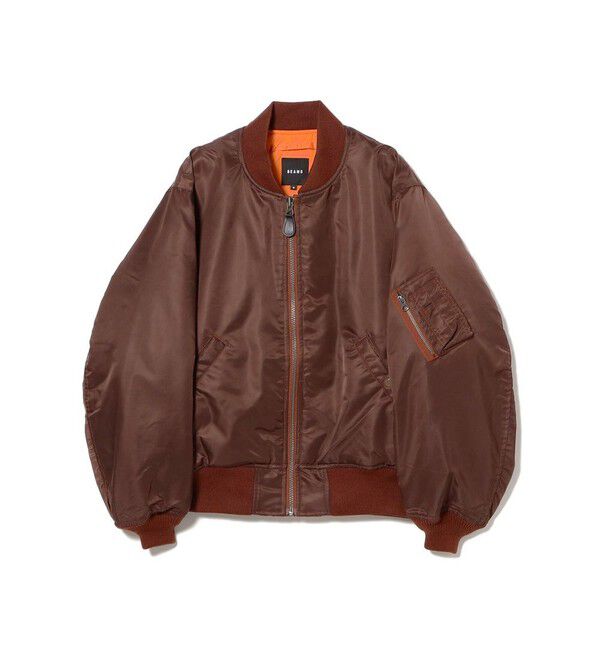 BEAMS「リラックスフィット THERMOLITE(R) MA-1 （撥水）」|ブルゾン・スタジャン|