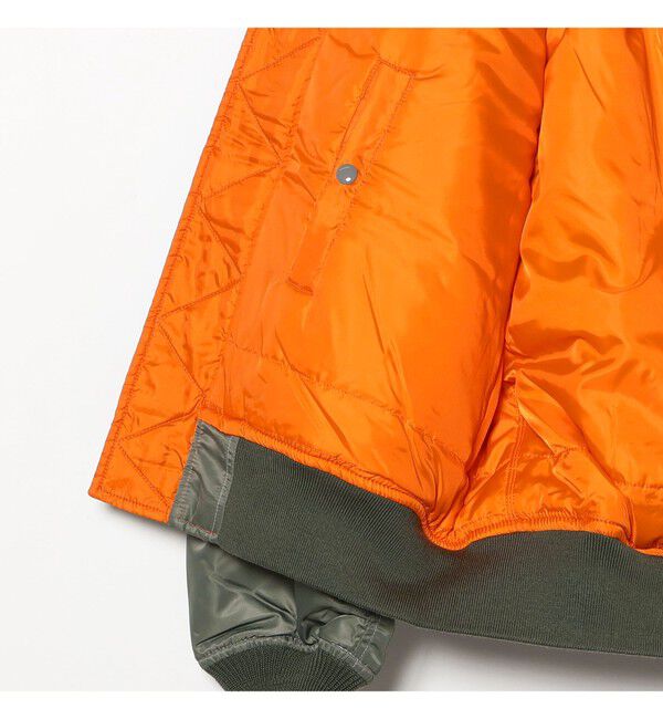 BEAMS「リラックスフィット THERMOLITE(R) MA-1 （撥水）」|ブルゾン・スタジャン|