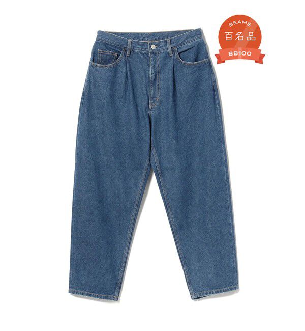 BEAMS「ワイド テーパード デニム」|デニム|INDIGO(USED)
