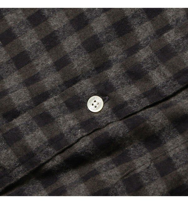 BEAMS PLUS「BEAMS PLUS / シャギーギンガムチェック ボタンダウンシャツ」|シャツ・ブラウス|