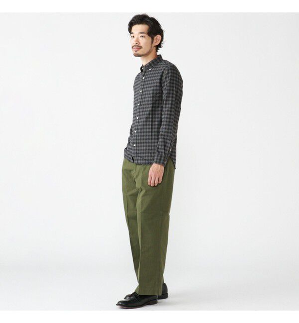 BEAMS PLUS「BEAMS PLUS / シャギーギンガムチェック ボタンダウンシャツ」|シャツ・ブラウス|