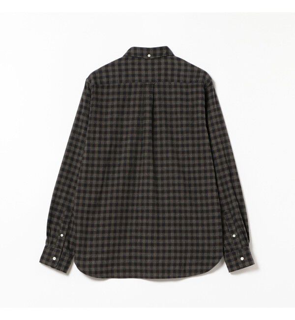 BEAMS PLUS「BEAMS PLUS / シャギーギンガムチェック ボタンダウンシャツ」|シャツ・ブラウス|
