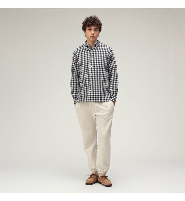 BEAMS PLUS「BEAMS PLUS / シャギーギンガムチェック ボタンダウンシャツ」|シャツ・ブラウス|