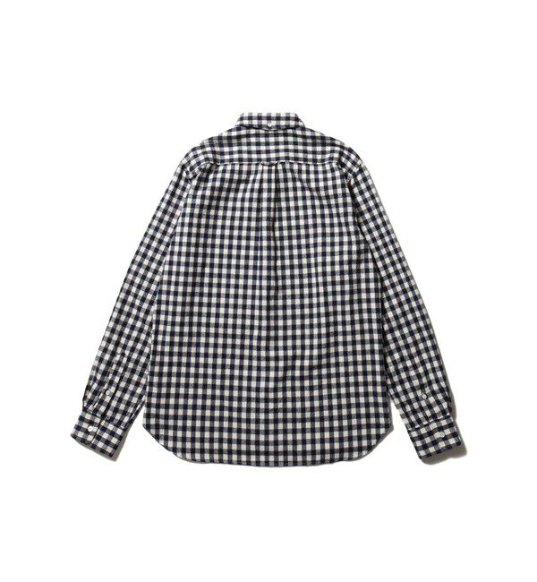 BEAMS PLUS「BEAMS PLUS / シャギーギンガムチェック ボタンダウンシャツ」|シャツ・ブラウス|
