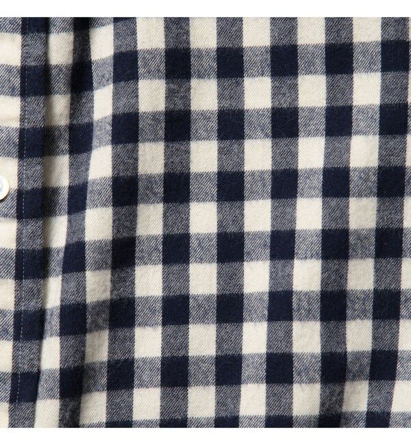 BEAMS PLUS「BEAMS PLUS / シャギーギンガムチェック ボタンダウンシャツ」|シャツ・ブラウス|