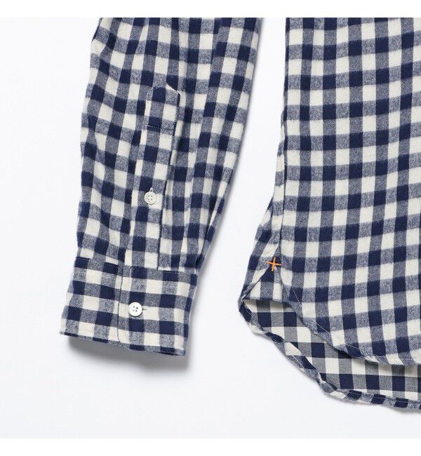 BEAMS PLUS「BEAMS PLUS / シャギーギンガムチェック ボタンダウンシャツ」|シャツ・ブラウス|