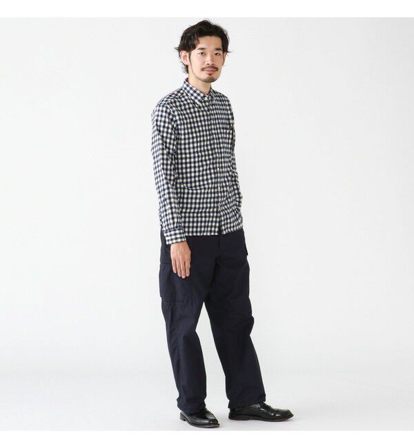 BEAMS PLUS「BEAMS PLUS / シャギーギンガムチェック ボタンダウンシャツ」|シャツ・ブラウス|