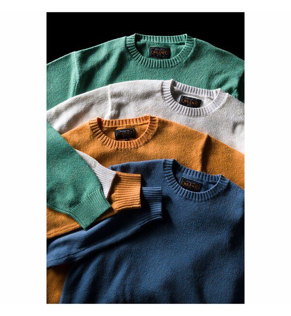 BEAMS PLUS「Crew LilyYarn 7G」|ニット・セーター|