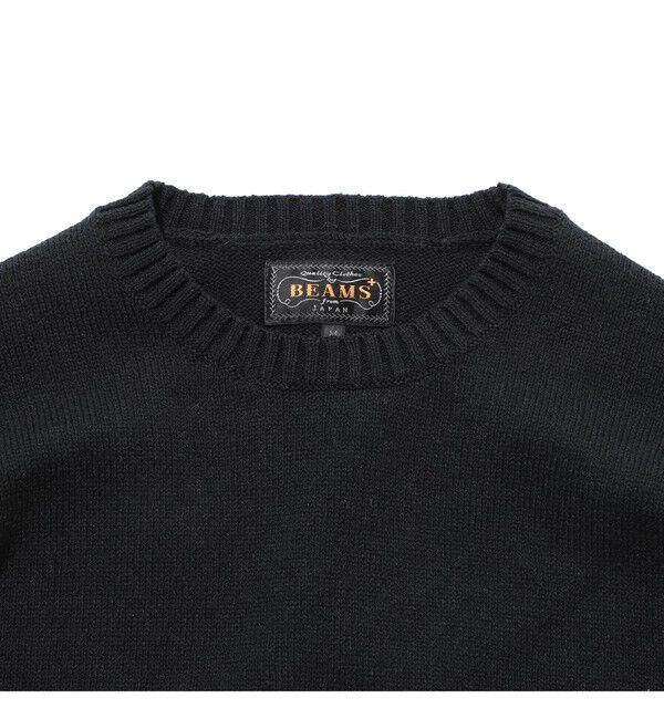 BEAMS PLUS「Crew LilyYarn 7G」|ニット・セーター|