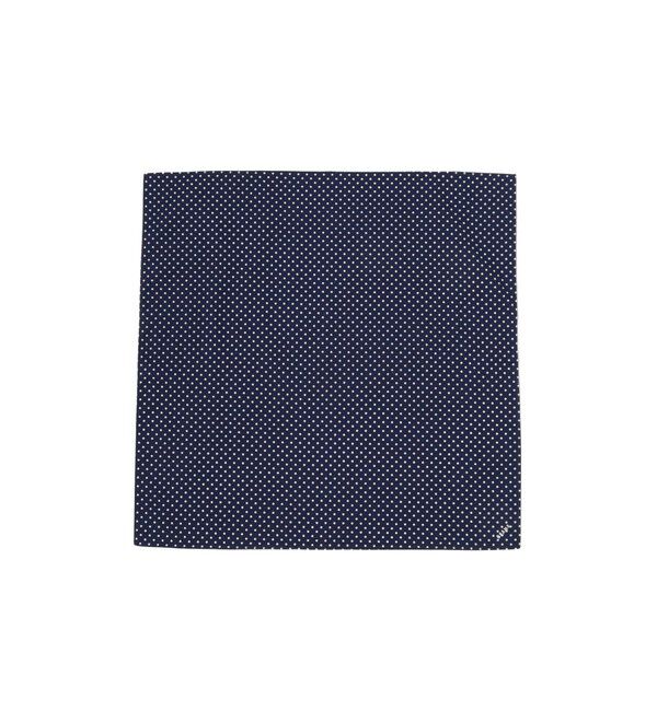 BEAMS「ドット ハンカチ」|ハンカチ|NAVY*WHT