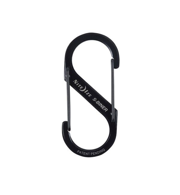 bPr BEAMS「NITE IZE / S-BINER STAINLESS STEEL #3 カラビナ」|チャーム・キーホルダー|BLACK