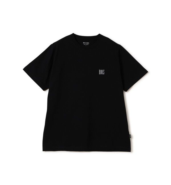 BEAMS「BEAMS / BMSロゴ ベーシック Tシャツ」|Tシャツ・カットソー|BLACK
