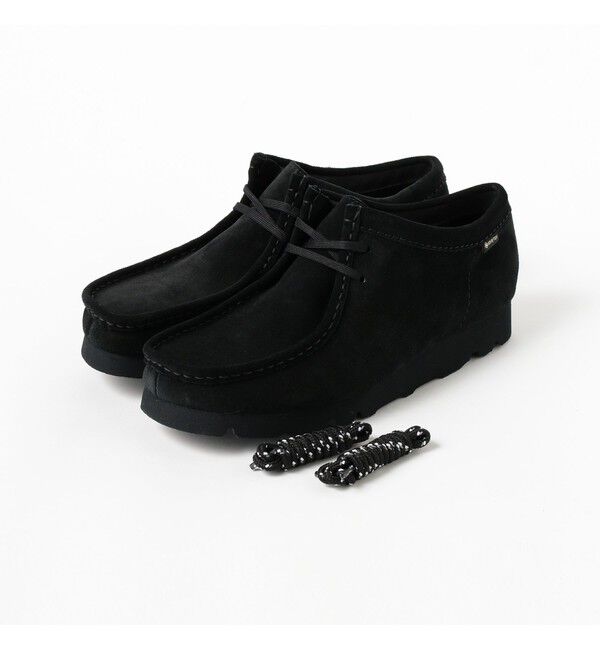 BEAMS「Clarks ORIGINALS / Wallabee GORE-TEX（R） Black Suede」|ショートブーツ|