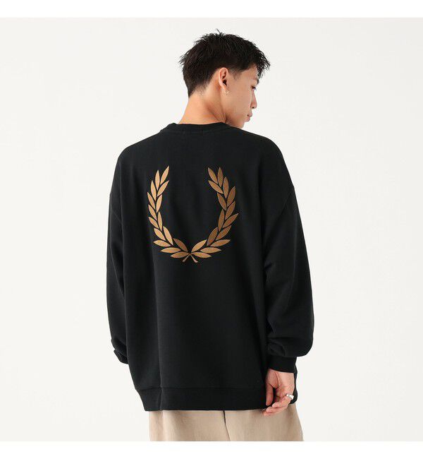 BEAMS「FRED PERRY / エンブロイダリー クルーネック スウェット」|スウェット・ジャージ|