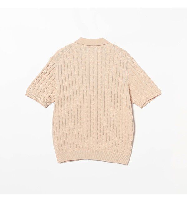 BEAMS PLUS「Knit Polo Cable」|ポロシャツ|