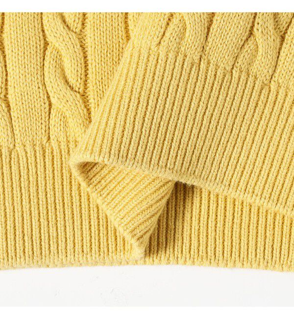 BEAMS PLUS「Knit Polo Cable」|ポロシャツ|