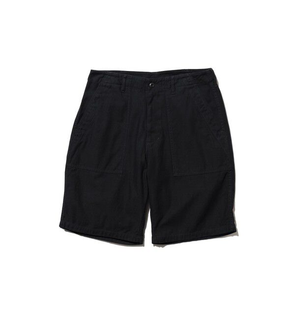 BEAMS PLUS「MIL Utility Shorts Reversed Sateen」|その他|BLACK