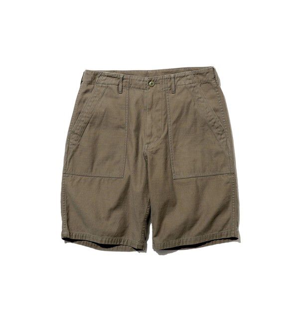 BEAMS PLUS「MIL Utility Shorts Reversed Sateen」|その他|OLIVE_BROWN