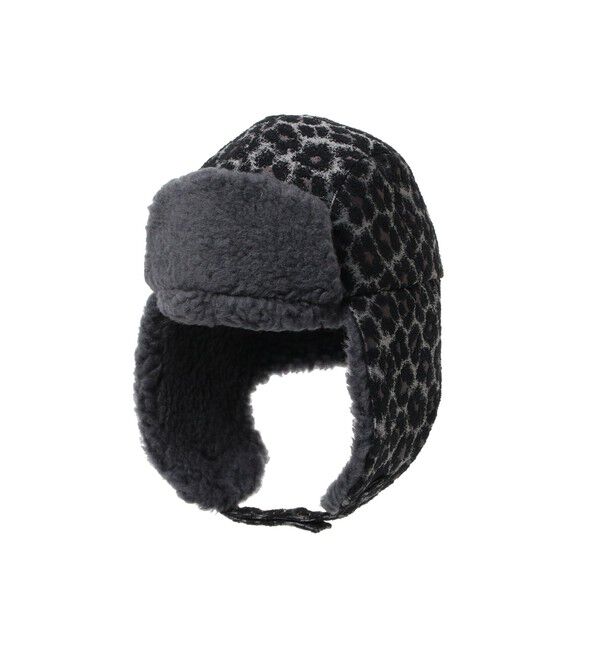 BEAMS PLUS「Flight Cap Leopard Jacquard」|その他|