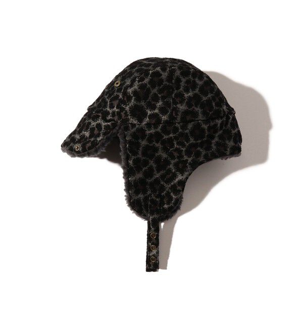 BEAMS PLUS「Flight Cap Leopard Jacquard」|その他|