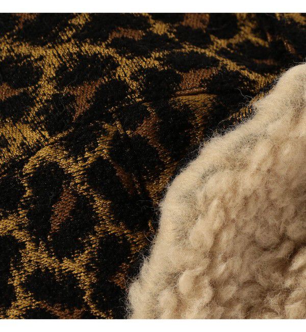 BEAMS PLUS「Flight Cap Leopard Jacquard」|その他|
