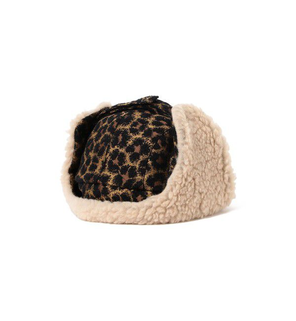 BEAMS PLUS「Flight Cap Leopard Jacquard」|その他|