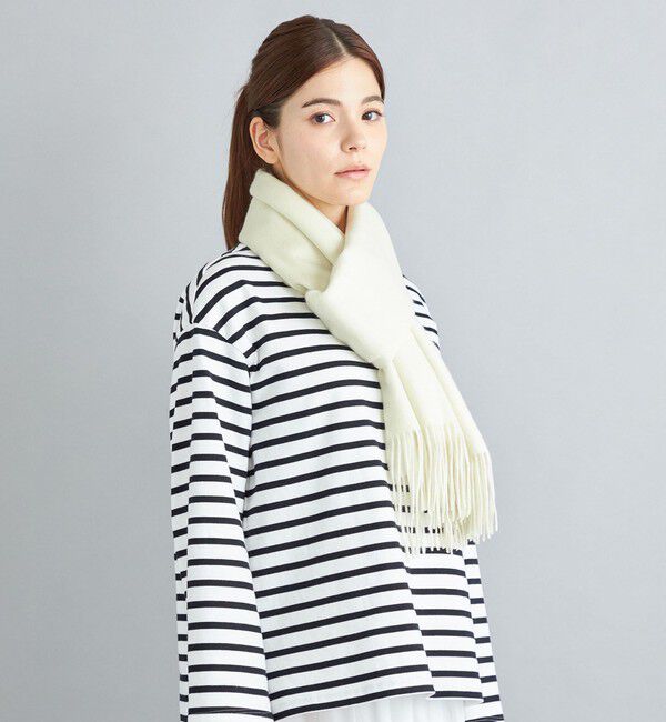 SHIPS for women「《一部予約》ソリッド カシミヤ ストール」|ストール|
