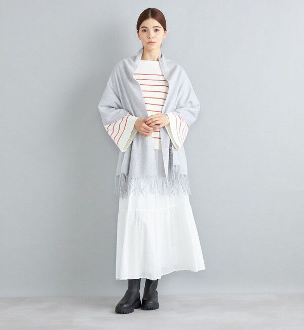 SHIPS for women「《一部予約》ソリッド カシミヤ ストール」|ストール|
