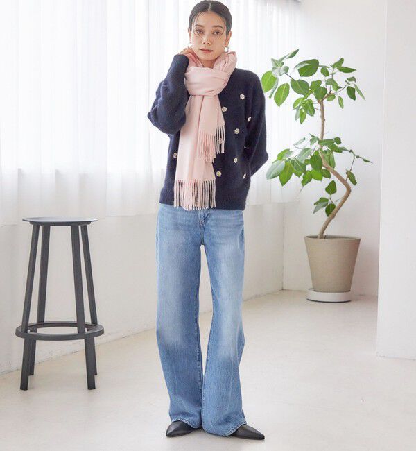 SHIPS for women「《一部予約》ソリッド カシミヤ ストール」|ストール|