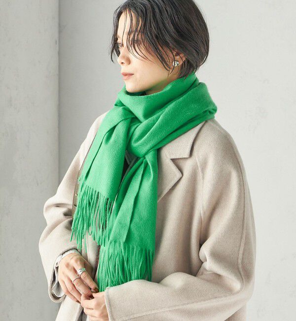 SHIPS for women「《一部予約》ソリッド カシミヤ ストール」|ストール|