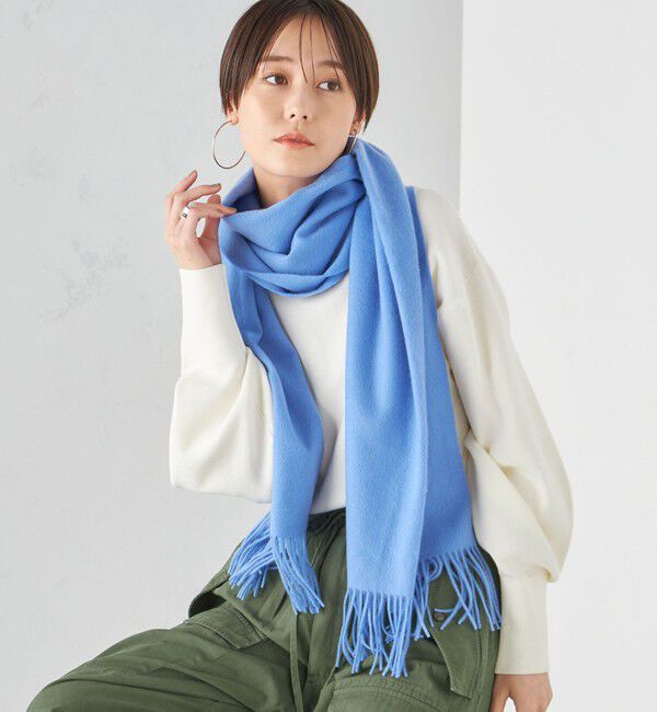 SHIPS for women「《一部予約》ソリッド カシミヤ ストール」|ストール|