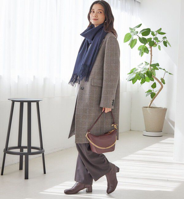 SHIPS for women「《一部予約》ソリッド カシミヤ ストール」|ストール|