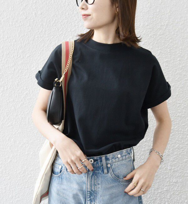 SHIPS any「〈抗菌防臭/洗濯機可能〉USAコットン フレンチスリーブ TEE」|Tシャツ・カットソー|