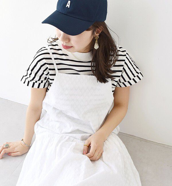 SHIPS any「〈抗菌防臭/洗濯機可能〉USAコットン フレンチスリーブ TEE」|Tシャツ・カットソー|