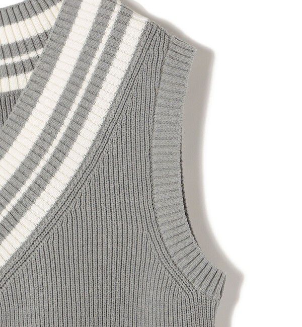 SHIPS for women「【SHIPS別注】WRAPINKNOT:〈手洗い可能〉チルデン ニット ベスト」|ベスト・ジレ|
