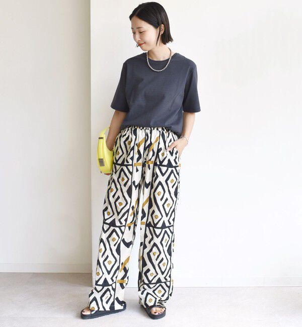 SHIPS for women「〈手洗い可能〉ベーシック TEE」|Tシャツ・カットソー|