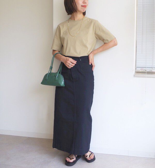 SHIPS for women「〈手洗い可能〉ベーシック TEE」|Tシャツ・カットソー|