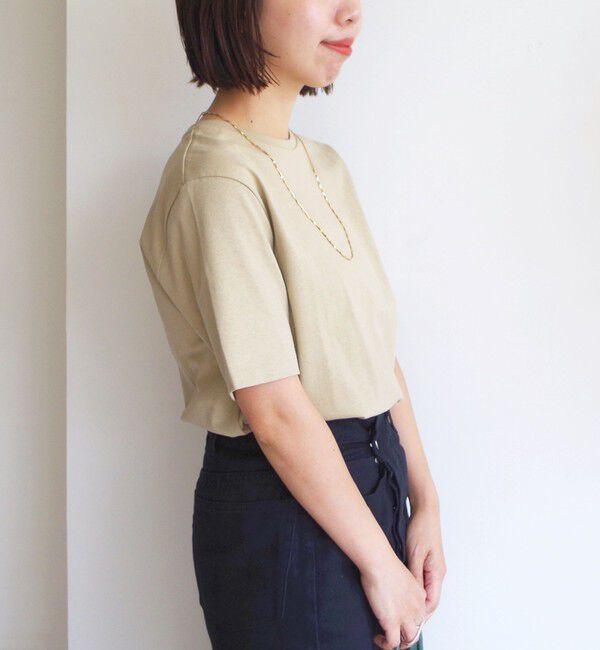 SHIPS for women「〈手洗い可能〉ベーシック TEE」|Tシャツ・カットソー|