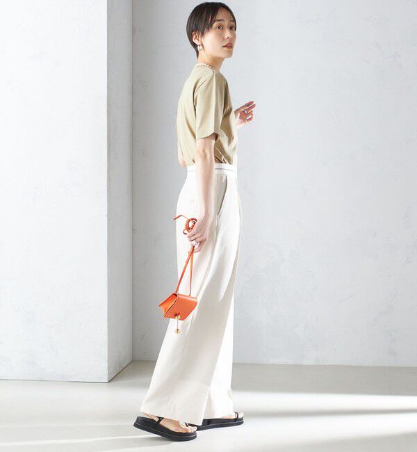 SHIPS for women「〈手洗い可能〉ベーシック TEE」|Tシャツ・カットソー|