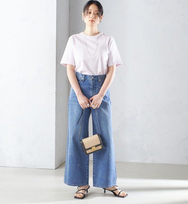 SHIPS for women「〈手洗い可能〉ベーシック TEE」|Tシャツ・カットソー|