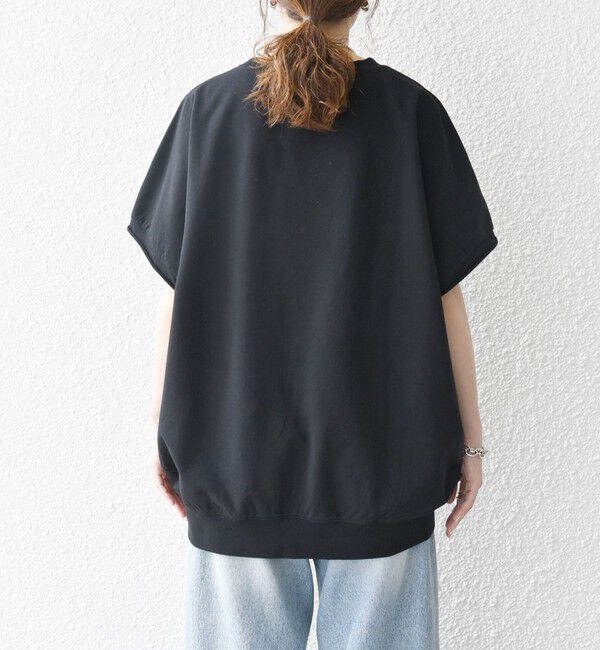 SHIPS any「〈洗濯機可能〉インレイ コクーン ショートスリーブ プルオーバー」|Tシャツ・カットソー|