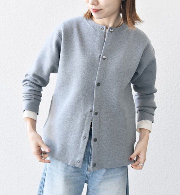 SHIPS any「〈手洗い可能〉ミラノリブ クルーネック カーディガン 26AW◇」|カーディガン|