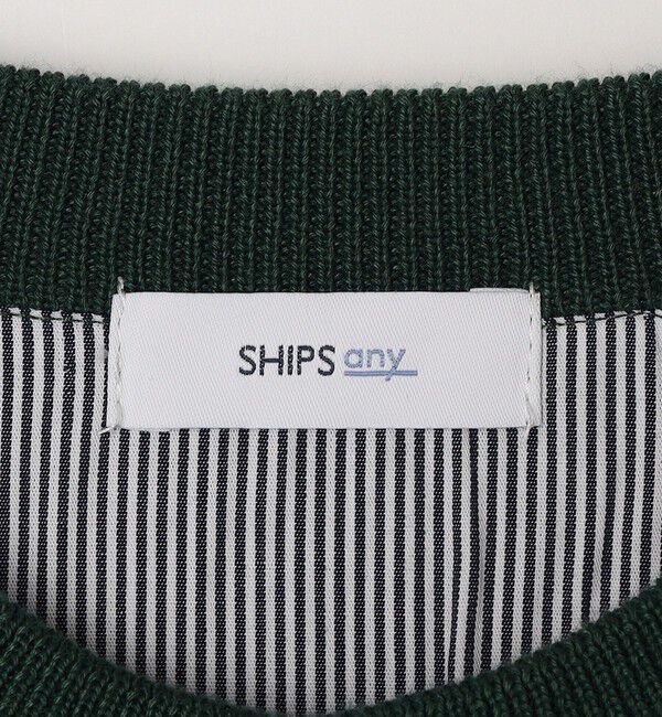 SHIPS any「〈手洗い可能〉ミラノリブ クルーネック カーディガン 26AW◇」|カーディガン|