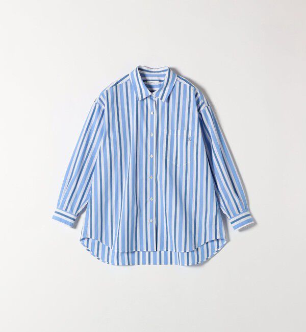 SHIPS any「〈洗濯機可能〉REPREVE レギュラーカラー ルーズ ポケット シャツ」|シャツ・ブラウス|