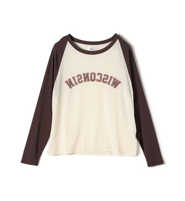 SHIPS for women「St.Johns 3rd club:〈洗濯機可能〉シアー ベースボール TEE」|Tシャツ・カットソー|
