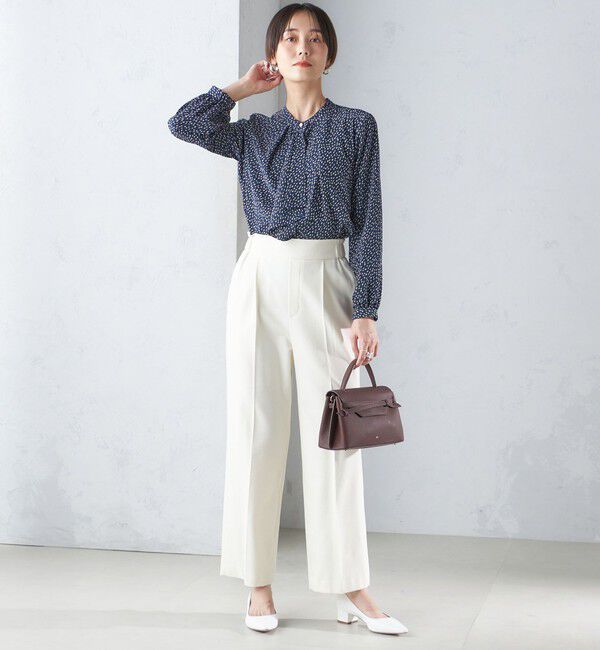 SHIPS for women「〈手洗い可能〉両面起毛 ストレート パンツ」|その他|
